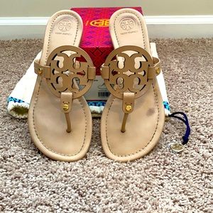 Tory Burch Miller Leather Sandals Light Makeup, 9